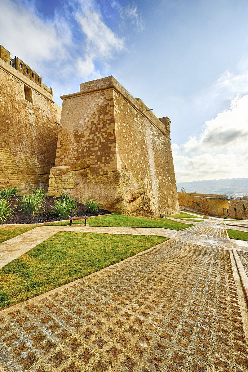 St. John's Bastion as seen from the ditch