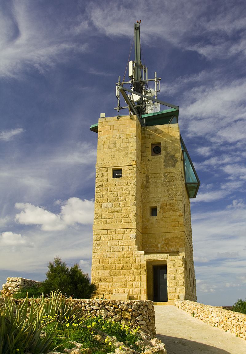 Kenuna Tower in Nadur, Gozo