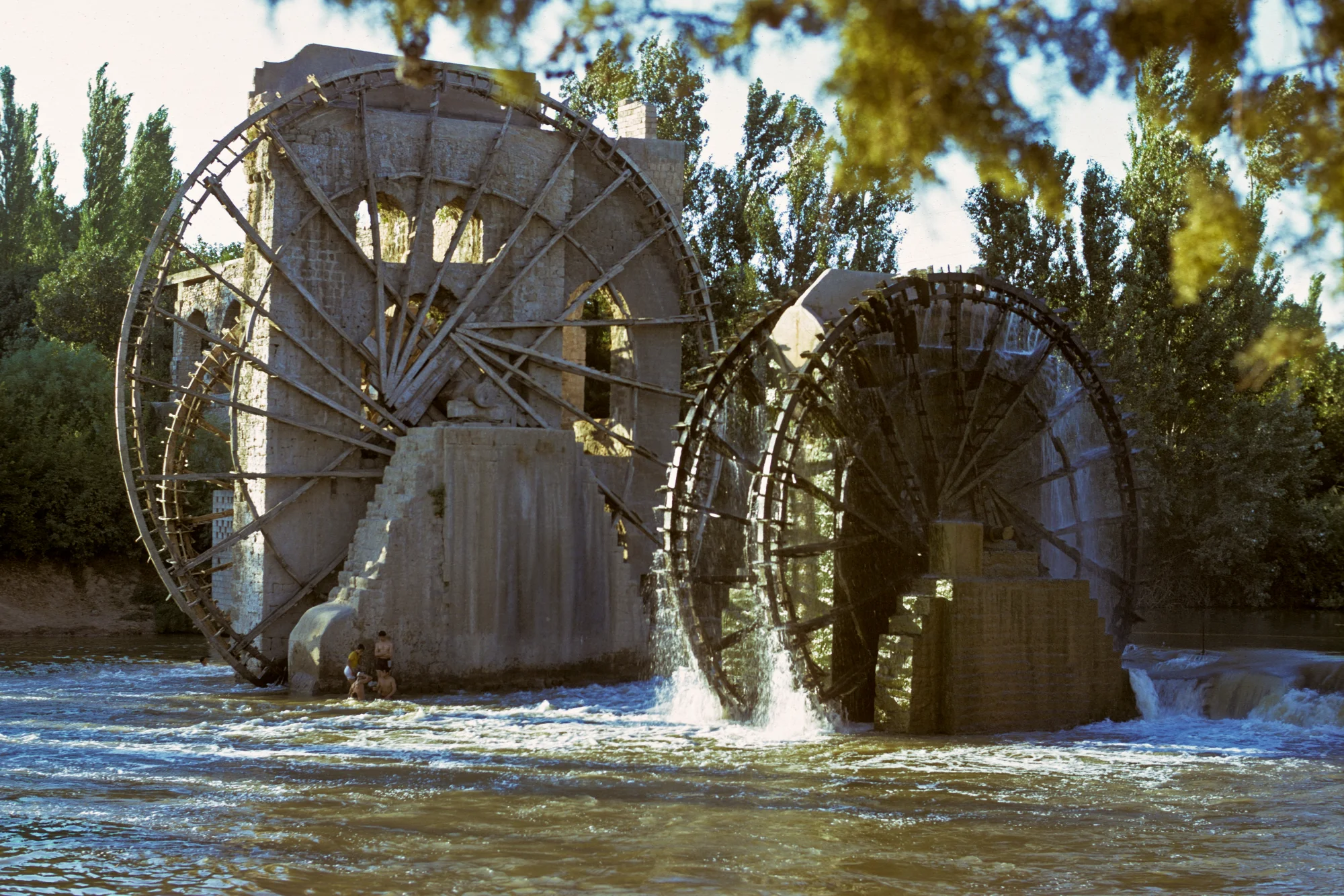 the 'noria' or waterwheel