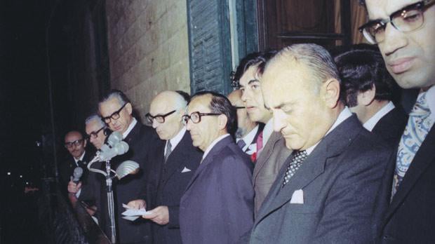 This photo shows Malta’s first President, Sir Anthony Mamo, addressing the crowd on that occasion – Republic Day, December 13, 1974.