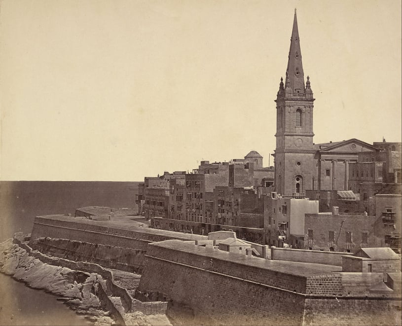 St Paul's Pro-Cathedral around 1856