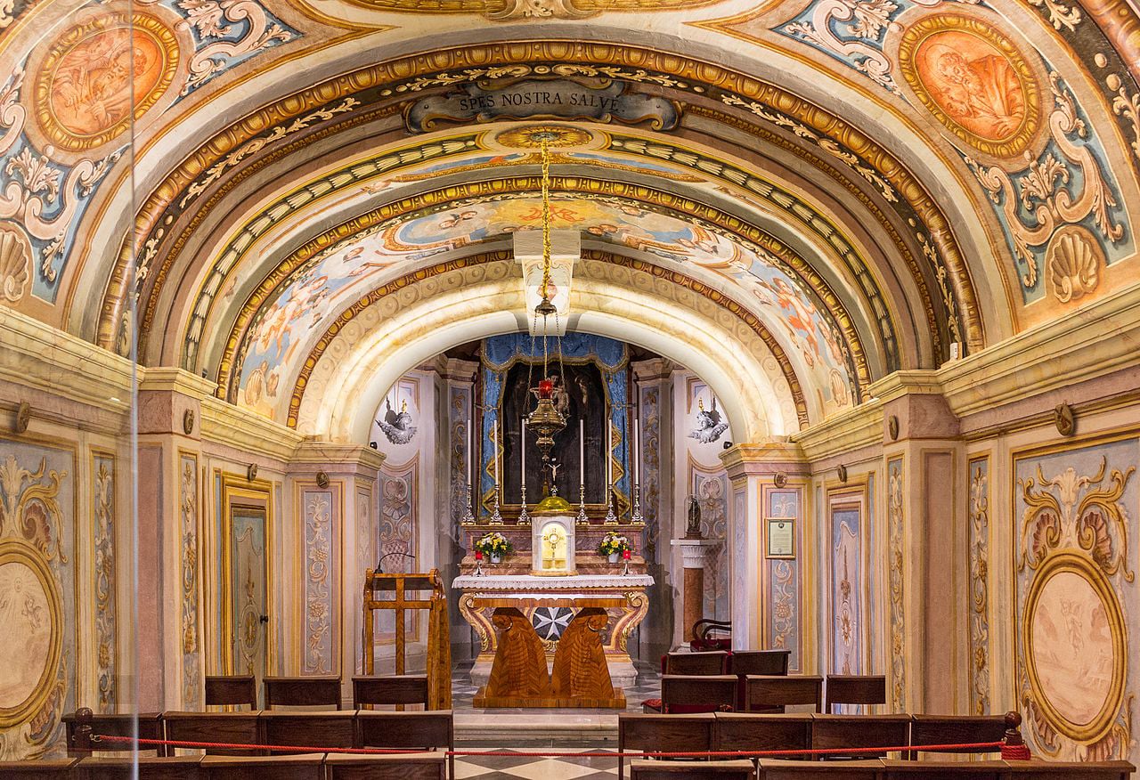 Interior of the Chapel of Our Lady of Pilar