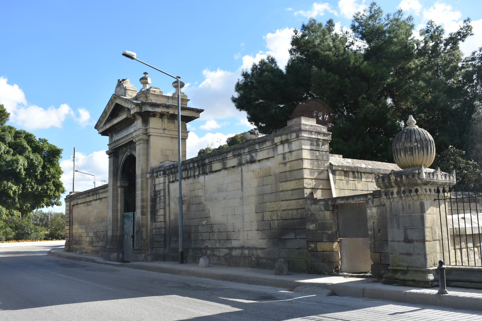 The Jewish Cemetery in Marsa, built in 1879 to designs of Webster Paulson