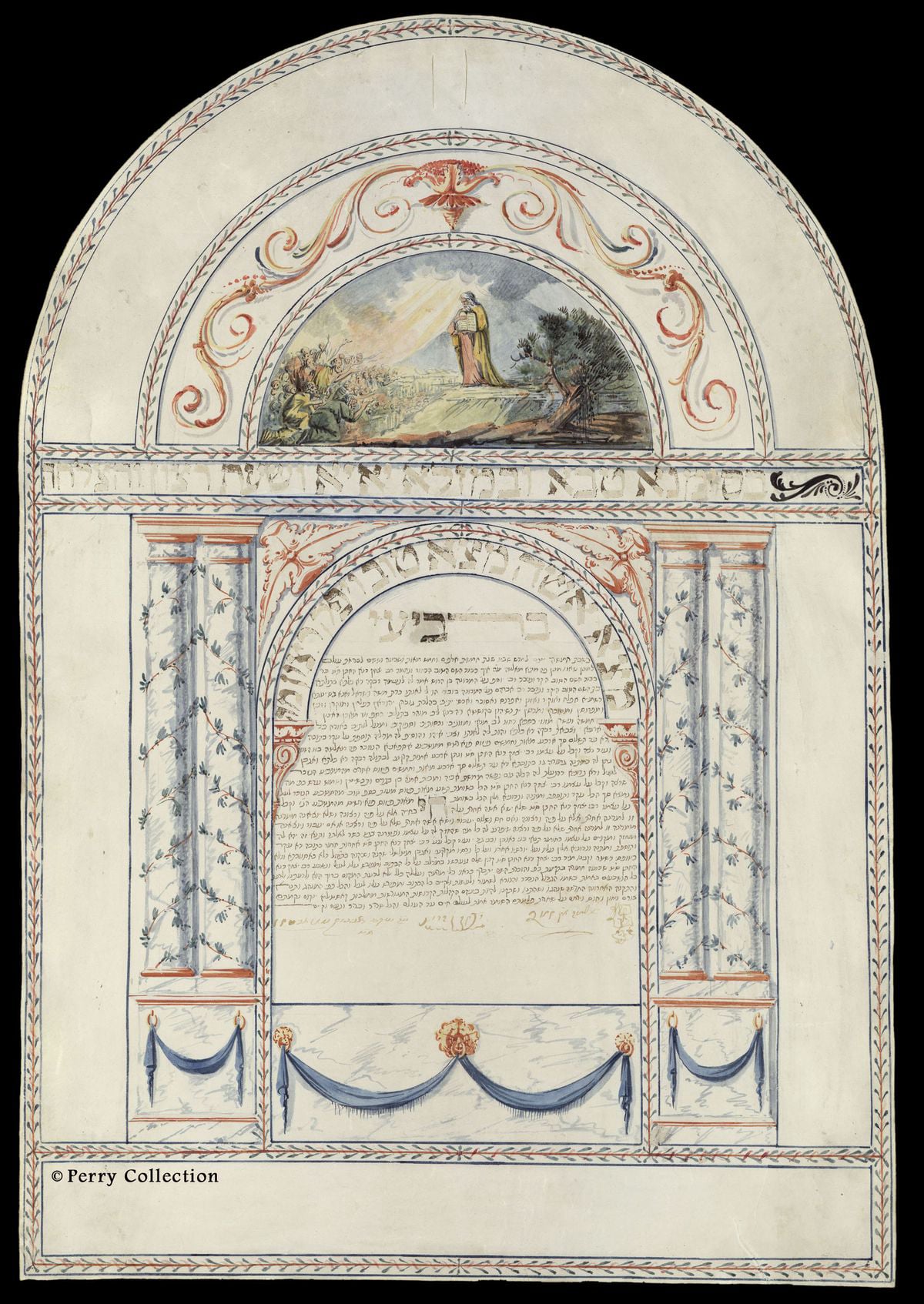 Ketubah from Malta, 1807