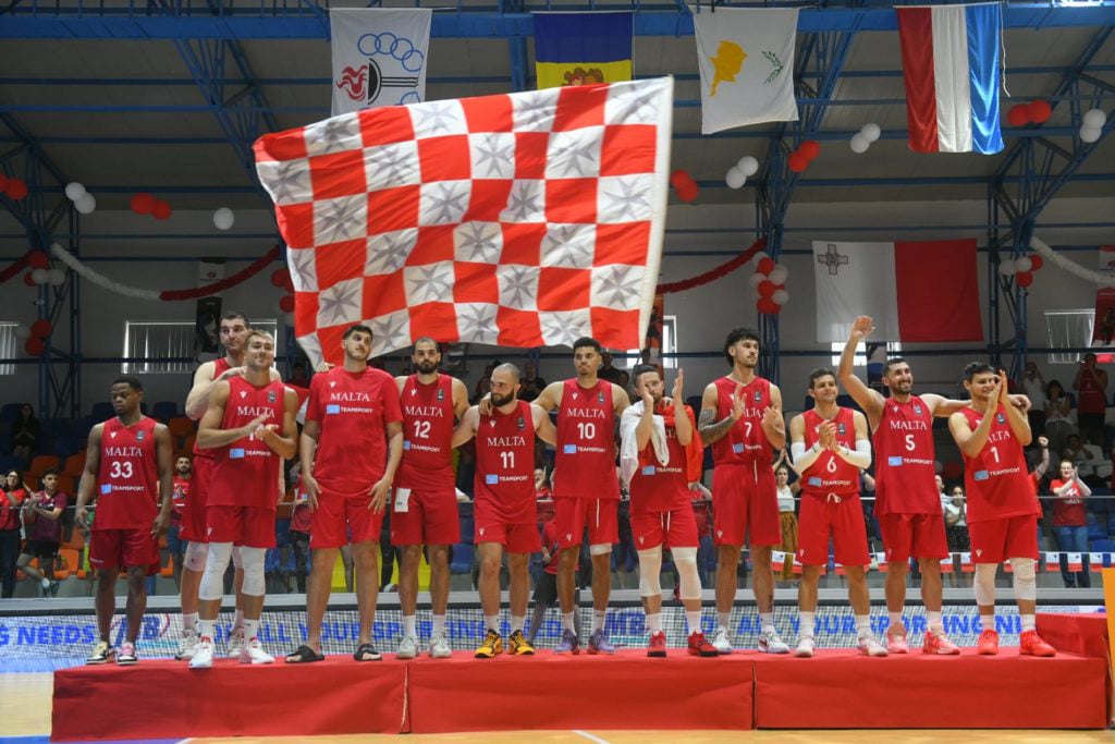 Malta’s men’s basketball team won silver at this Games of the Small States of Europe 2023