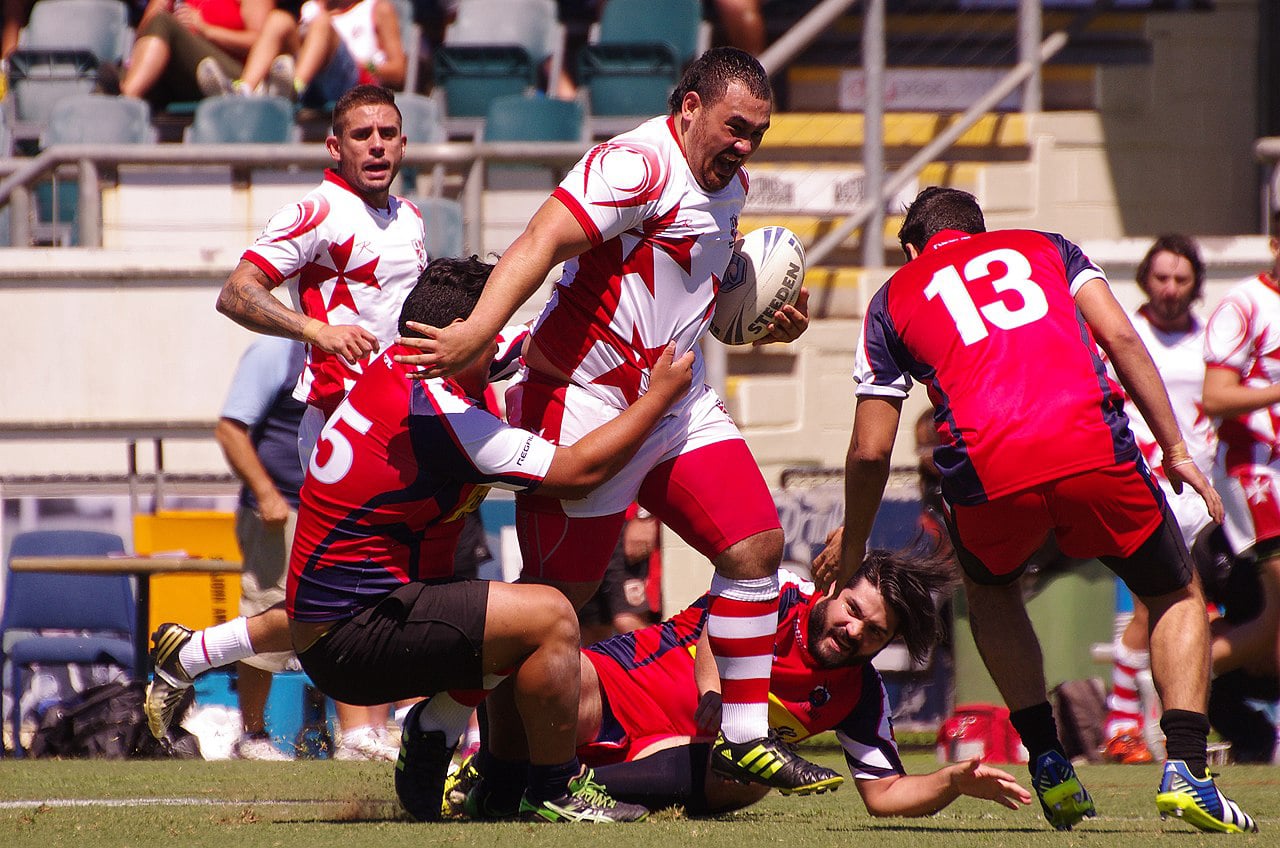 Malta in action against Chile in 2015